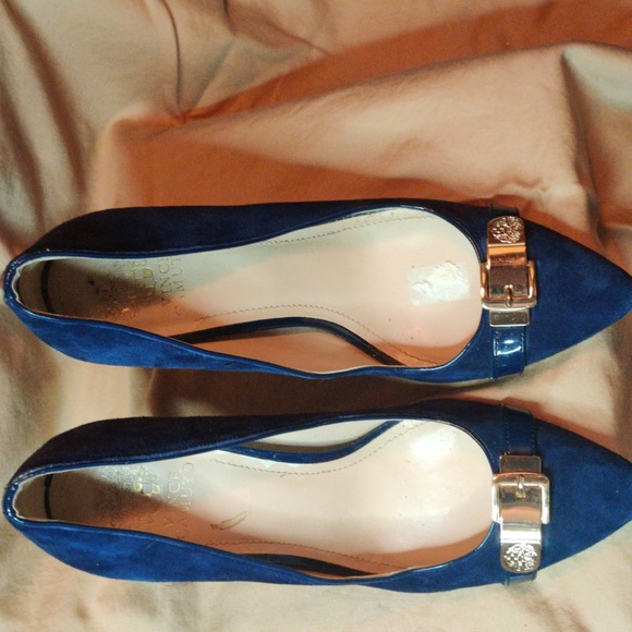 Vince Camuto Blue Velvet Size 10M - Picture 5 of 7